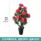 cây hoa giả để phòng khách Hoa giả hồng hạc anthurium hoa nhân tạo sàn bộ nhựa trang trí chậu cây trồng trong phòng khách lớn văn phòng chậu lan hồ điệp giả bình hoa mộc lan giả Cây hoa trang trí