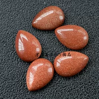 18*25 мм золотой песок в форме капли