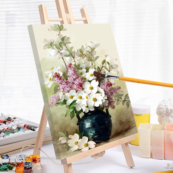 Живопись Коробка 20*30 ребенок конечный продукт холст с коробкой качели пустой холст рамка живопись сухие цветы искусство обрамленный