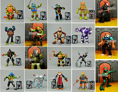 2014-2017 Новая версия Playmates 4-дюймовые движения Puppet Ninja Turtle Несколько вариантов