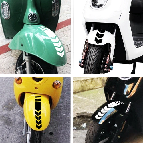 Электромобиль, мотоцикл, водонепроницаемые модифицированные наклейки, светоотражающая наклейка, украшение, крылья