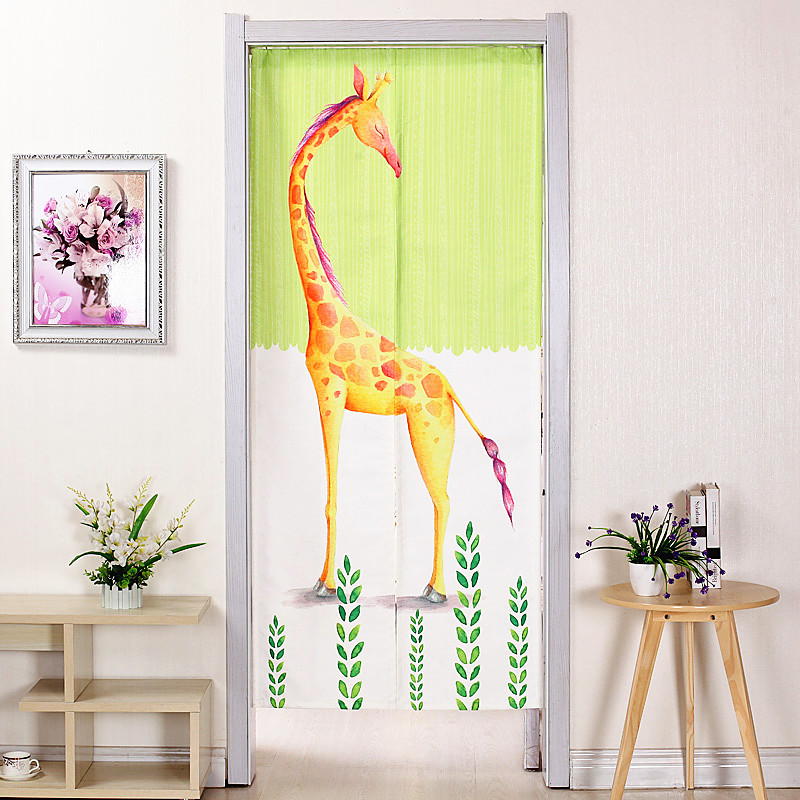 Buy Fabric curtain partition Curtain bedroom long curtain open half