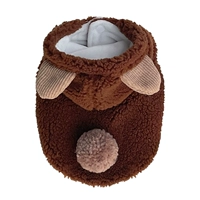 Корейская куртка ягнята-коричневая