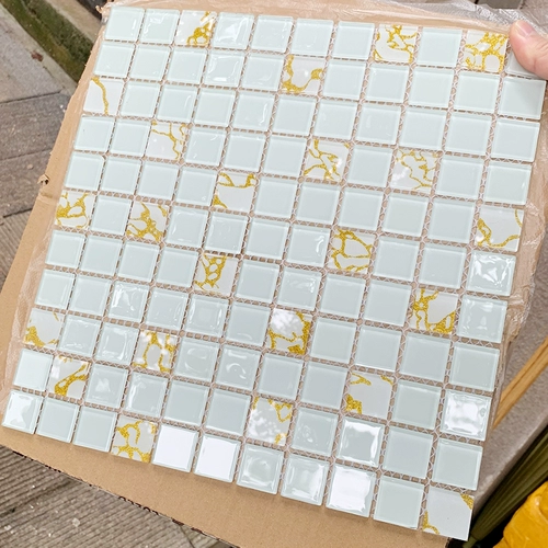 Белый кристалл золотой дракон стеклян