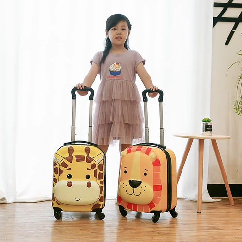 Милый чемодан, мультяшная модная коробка подходит для мужчин и женщин