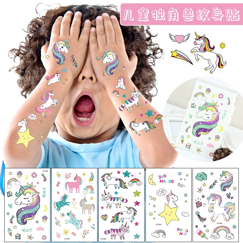 Children's waterproof safe cartoon tattoo stickers, sticker for boys and girls for early age