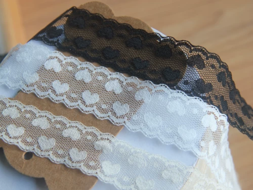 L8M6 ручная одежда аксессуары для одежды DIY Small Love Кружевая вышивка версия кружевная сетчатая вышивка ширины 2,5 см.