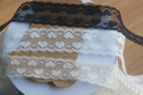 L8M6 ручная одежда аксессуары для одежды DIY Small Love Кружевая вышивка версия кружевная сетчатая вышивка ширины 2,5 см.