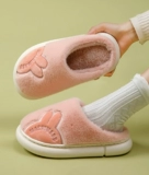 Mashimaro/Rogue Rogue Rabbit Cotton Slapper Woman Step Шаг мягкий мультипликационный дом внутренний анти -скользкий тапочка мужчина
