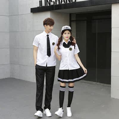 taobao agent Set, suit, uniform, student pleated skirt, long sleeve, with short sleeve