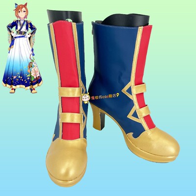 taobao agent Horse racing girl good opera green COS shoe customization 1218 anime game character COSPLAY shoes customization