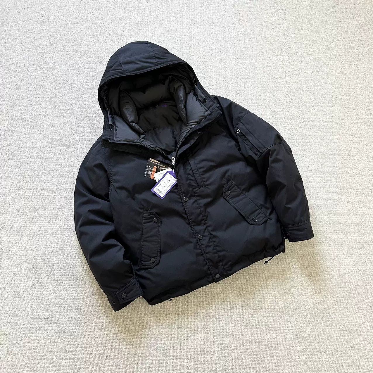 青年日单紫标GORE-TEX Field Cagoule 防水连帽套头冲锋衣NP2305N-Taobao