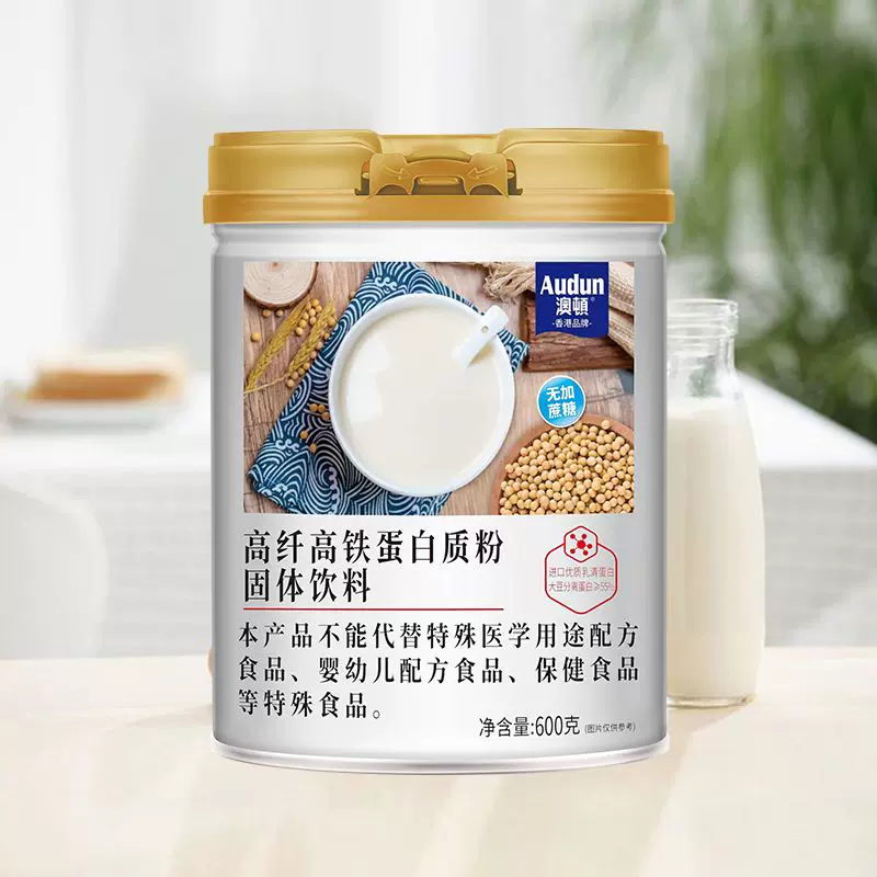 澳顿高纤高铁蛋白质粉600g
