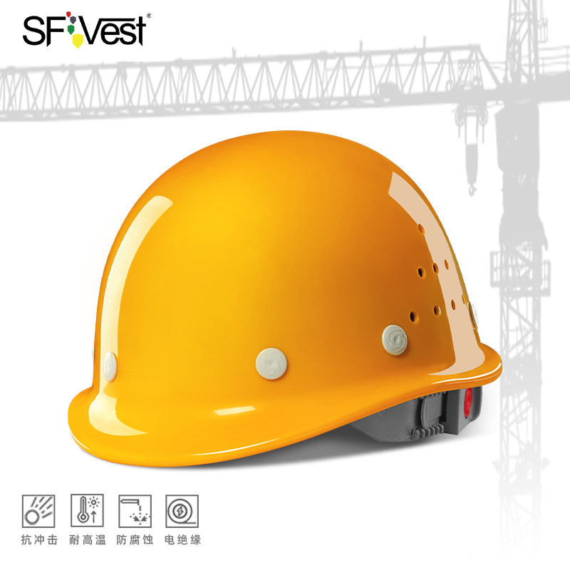Safety helmet construction site national standard thickened breathable construction engineering elec