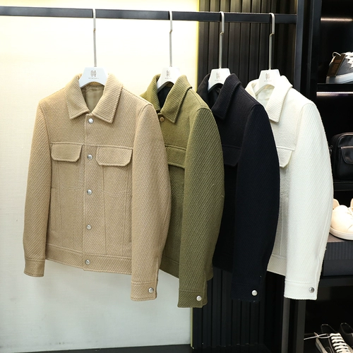 Шерстяные щипцы, куртка, шерстяной ретро демисезонный трендовый комплект, коллекция 2022