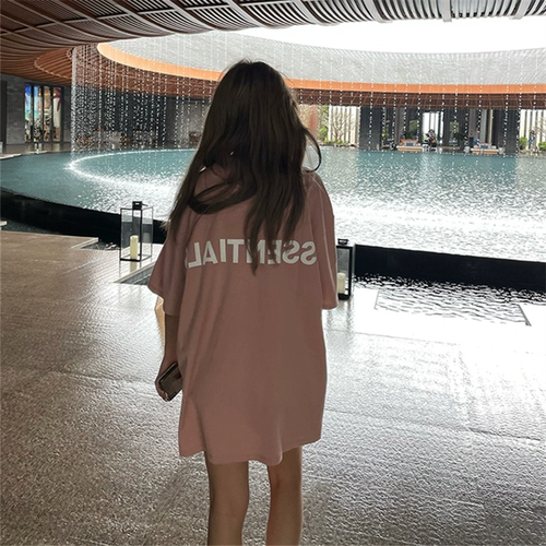 Tide, ластик, светоотражающая летняя дизайнерская футболка для отдыха, тренд сезона, для влюбленных