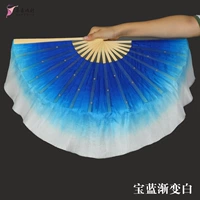 Настоящий вентилятор шелка - длина белой до белой кости 31 плавающее 10 см.