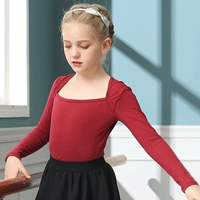 Бургундские длинные рукава (одиночный топ)