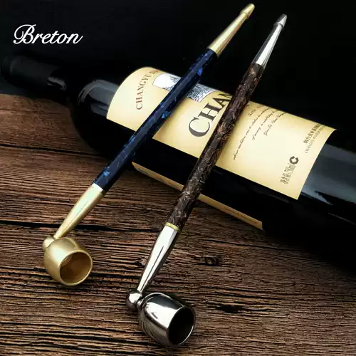 Старомодная курительная трубка ручной работы, медное чтение, подарочная коробка