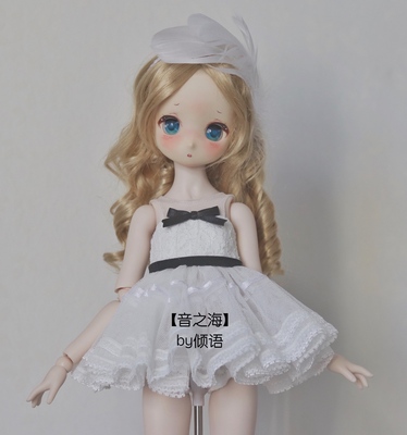 taobao agent 13 ｜ The sea of sound/bjd346 points MDD ballet small white skirt OB24 baby clothing paper -like material bag video tutorial