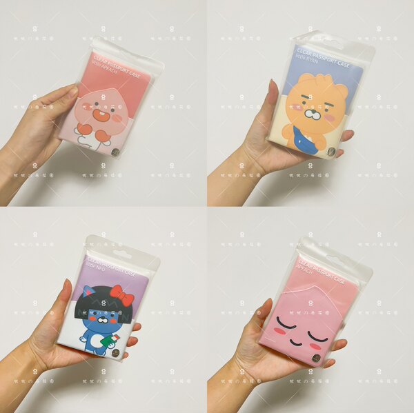 [[[[[[[[[[[[[[[[ youyou Нет корея Покупка] сейчас в наличии KAKAO FRIENDS мультики PVC прозрачный паспорт папка