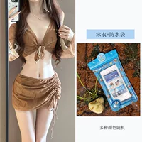 Коричневая непромокаемая сумка