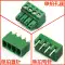 3.81 khối thiết bị đầu cuối 2EDG plug-in pcb Phoenix thiết bị đầu cuối bảng mạch cắm 3.81 mét cong thẳng pin màu xanh lá cây 