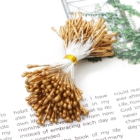 Шампанское золотое симуляция цветочная жемчужная кровь ядра 3 мм 3 мм длиной 60 мм около 90 филиалов/сумки