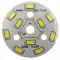 Đèn LED bảng tròn miếng dán hạt đèn pha lê độ sáng cao đèn sửa đổi đèn bảng nguồn đèn chùm phụ kiện 3W5W5730 Công tắc - Đèn báo