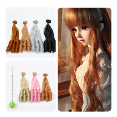 taobao agent Ye Luoli Night Lolita Doll Wig hair row SD/BJD Coco baby high -temperature silk wig