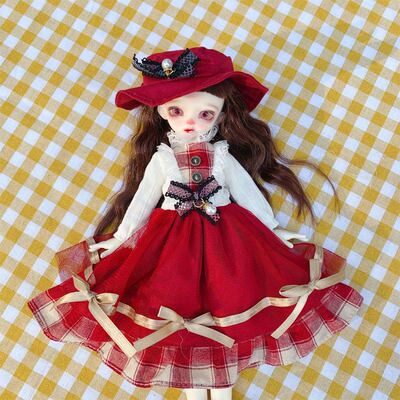 taobao agent Small princess costume, doll, lace double-layer design clothing