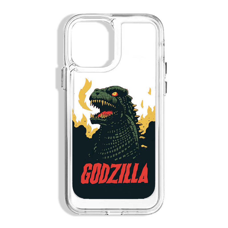 Style 4 — Godzilla Roaring Fire Smoke iPhone Case