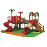 Деревянная уличная горка для детского сада, игрушка для парков развлечений