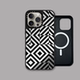 Monochrome New Phone Cases Covers MagSafe Mirror iPhone 15, iPhone 14, iPhone 13, iPhone 12,
