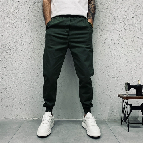 Демисезонные трендовые штаны для отдыха, с вышивкой, в корейском стиле