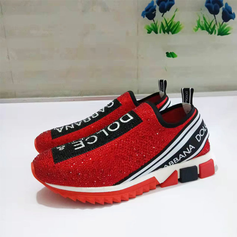 2023新潮情侣款圆头真皮拼接网面系带厚底休闲运动老爹男板鞋