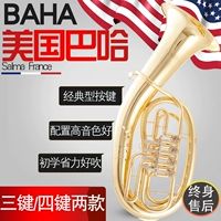 Американский баха -ключ обнимите три -ключевой вторичный Zhongyin, держащий четырех -ключный ключ на инструменте Bass Big Tube