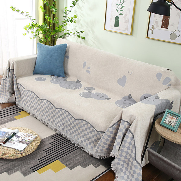 Диван, одеяло, мультяшная современная и минималистичная универсальная нескользящая подушка на четыре сезона