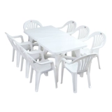 Пластиковые столы и комбинированные кресла в коммерческих утолщенных ресторанах для барбекю ночной рынок маяк -экономика Круглый стол на открытые палатки
