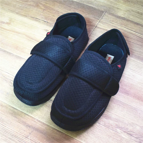 Осень, подходящая для пожилых людей, носить ноги деформации после восстановления обуви для пожилых ног, опухших туфель, специальные широкие ноги