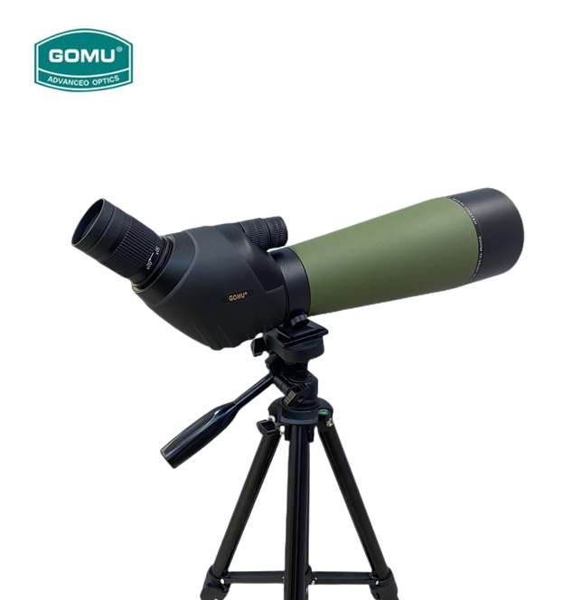 バードウォッチングスコープ 20-60X80 連続ズーム単眼望遠鏡高出力高解像度低照度ナイトビジョン屋外ターゲット観察