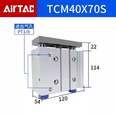 Xi lanh AirTac TCL/TCM12/16/20/25/32/40X10S/20S/30S/40S/50S/75S