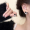 Black Bow Zircon Earrings (Silver Needle)