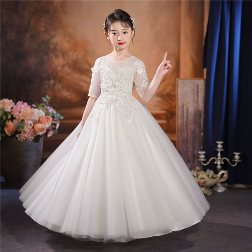 Летнее платье девочки цветочницы, детское пианино, костюм