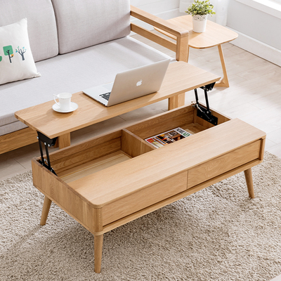 taobao agent Scandinavian modern coffee table from natural wood, universal furniture