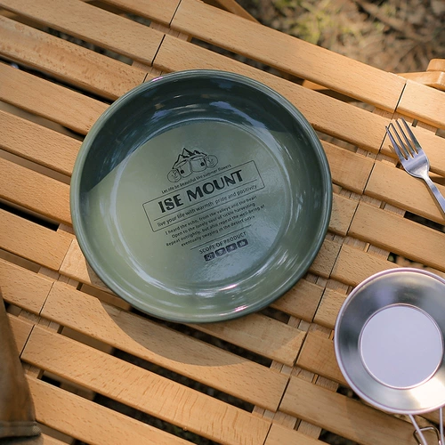 Наружная эмалевая обеденная тарелка для хранения тарелки для лампа Panana Camping Dailware Tea Tea Lay Dry Fruit Disc