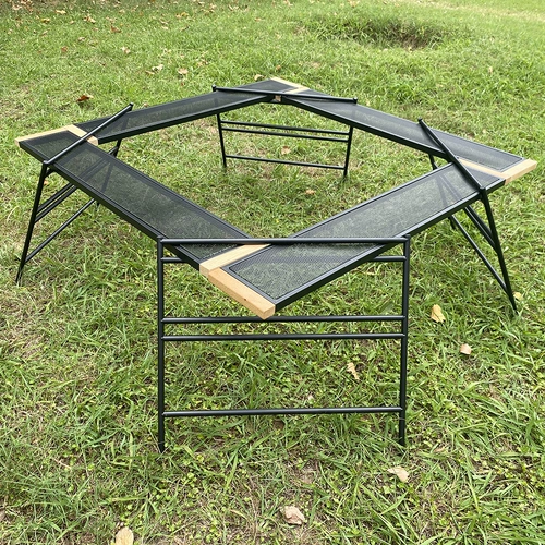 Портативная система хранения для кемпинга для приставной кровати для стола, портативный квадратный стол для пикника