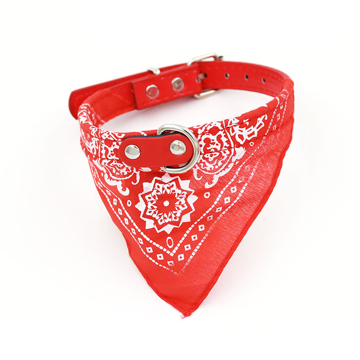 Red Triangle Towelpuppy Dog collar poodle Pomeranian Bichon    Pet Supplies & Pet Wool bow Collar   Miniature dog Neck cover