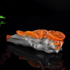 Мундштук 天然正品云南黄龙玉青鸟烟嘴烟杆精雕烟嘴手把玩手玩件男手把件