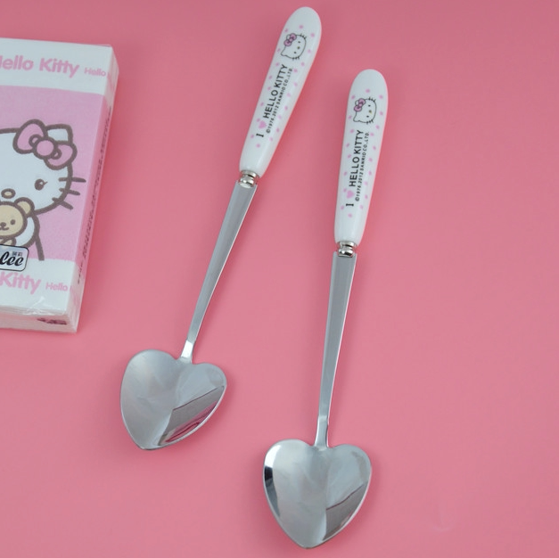 Hello kitty, cartoon creative coffee cute mixing stick, spoon